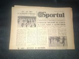 ZIARUL SPORTUL 10 IANUARIE 1983 CANTONAMENT TRICOLORI