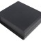 Carcasă polistiren neagră cu panou 149mm x 129mm x 50mm