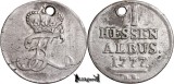 1777 BR, 2 Albus - Frederic al II-lea - Landgraviatul Hessa-Kassel