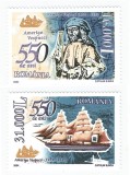 Romania, LP 1627/2004, 550 de ani de la nasterea lui Amerigo Vespucci, MNH