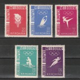 Jocurile Olimpice Melbourne LP422 Romania 1956