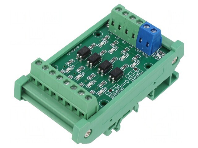 Convertor Logic Nivel 3,3VDC la 12V 4 Canale