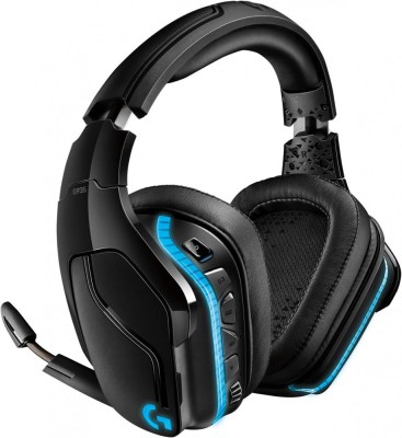 Casti gaming wireless Logitech G935 RGB Lightsync, surround 7.1, Negru foto