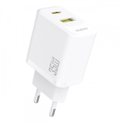 Incarcator Retea Dudao A27 Max, 35W, 1 x USB-A - 1 x USB-C, Alb foto