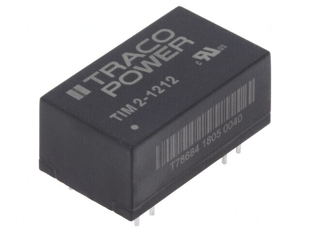 Convertor DC/DC 2W 9-18V la 12V 167mA DIP16
