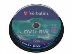 Verbatim DVD-RW SPINDLE 10 foto