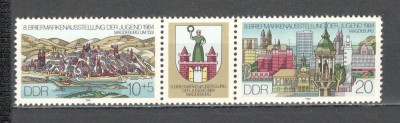 D.D.R.1984 Expozitia filatelica ptr. tineret-streif SD.515 foto