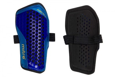 Tibiere fotbal pentru barbati Mitre Aircell, albastru, XL - OUTLET foto