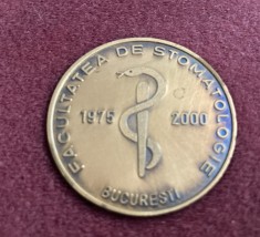 QW19 24 - Medalie - tematica medicina - Facultatea de Stomatologie Bucuresti - promotia 1975