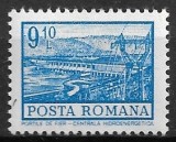 C1391 - Romania 1972 - Portile de fier lei 9.10 neuzat,perfecta stare