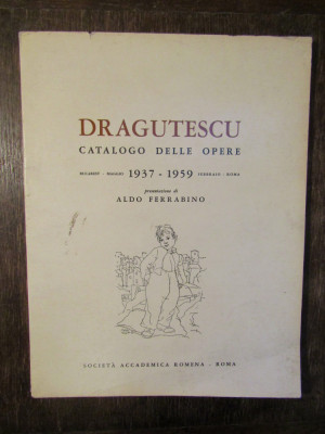 DRAGUTESCU: Catalogo delle opere - Aldo Ferrabino foto