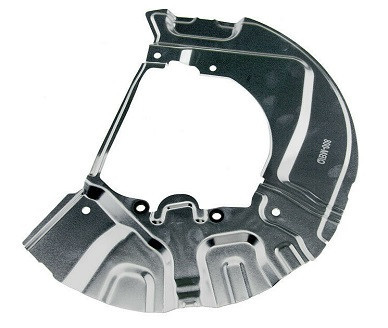 Protectie stropire disc frana Bmw Seria 5 (E61), 06.2003-06.2010 Combi (Touring), punte fata, partea Dreapta, aluminiu foto
