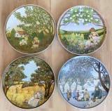 Set - Farfurii - Heinrich / Villeroy and Boch - Anotimpuri - 4 bucati