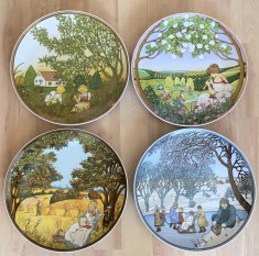 Set - Farfurii - Heinrich / Villeroy and Boch - Anotimpuri - 4 bucati