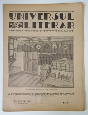 UNIVERSUL LITERAR , No. 40 , 1926 foto
