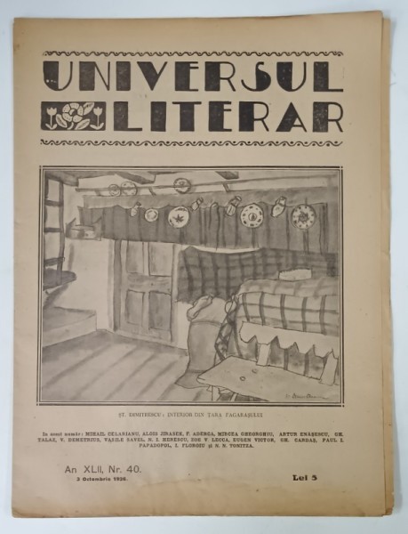 UNIVERSUL LITERAR , No. 40 , 1926