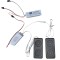 Comutator tactil cu difuzoare bluetooth pentru oglinda LED, functie dimmer, dezaburire, 12-24V DC, LB-05-BT2