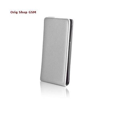 Husa Flip / Stand Piele Sony xperia Z1 (L39H) Alb foto