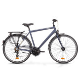 Bicicletă de oraș cadru &icirc;nalt Hoprider 100 Bleumarin, Elops
