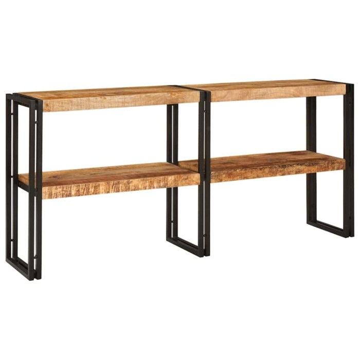 Masă de consolă Maro 160 x 33 x 75 cm Lemn masiv de mango