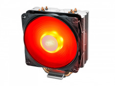 COOLER DEEPCOOL, skt. universal, racire cu aer, vent. 120 mm, 1650 rpm, LED rosu ,&amp;quot;GAMMAXX 400 V2 Red&amp;quot; foto