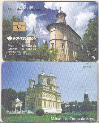 bnk card Cartela telefonica 2003 - Manastiri 9 - RO-ROM-0192B foto