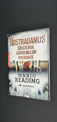 Nostradamus. Misterul catrenelor pierdute &amp;ndash; Mario Reading STARE FOARTE BUNA . foto