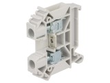 Conector &Icirc;mbinare Șine 0,5-10mm&sup2; 2 Borne Gri 8mm