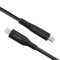 Cablu de date Ringke, tip Lightning - USB Type C, Negru