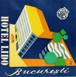 A4402N Etichetă Hotel Lido, ONT Carpați Rom&acirc;nia, perioada comunistă