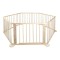 Tarc de joaca pliabil, 6 segmente, lemn pin, 172x90x69,5 cm, suprafata 5.4 mp