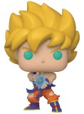 Pop Animation Dragon Ball Z S9 Super Saiyan Goku With Kamehameha Wave 9cm