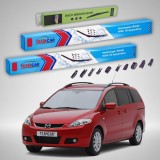 Cumpara ieftin Ștergătoare Mazda 5 CR 2005-2008 | Set Față și Spate Flat Premium &ndash; TeamCar&reg;