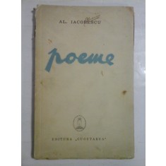 POEME - Al. IACOBESCU - Editura Cugetarea