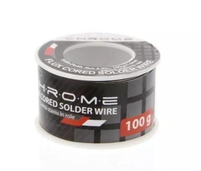 Fludor 100gr 1.0mm SN60 PB40 Flux 2% Chrome foto