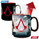 Cana termosensibila licenta Assassin&#039;s Creed - Legacy, 460 ml