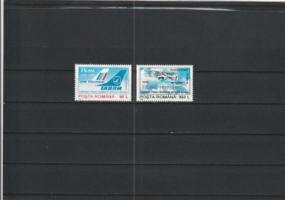 ROMANIA 1995 LP 1372 75 DE ANI DE LA INFIINTAREA C.F.R.N.A. SERIE MNH NESTAMP foto