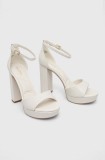 Aldo sandale de piele ENAEGYN2.0 culoarea alb