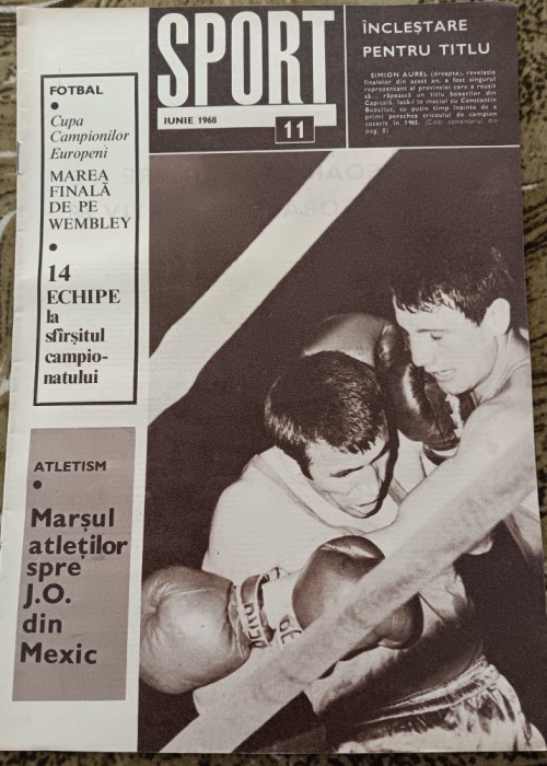 myh 110 - Revista SPORT - nr 11/iunie 1968