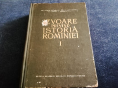 IZVOARE PRIVIND ISTORIA ROMANIEI VOL I foto