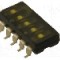 Intrerupator DIP, 2 pozitii, montare SMT, 5 sectiuni, OMRON OCB - A6S-5102-H