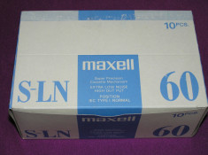 Caseta audio Maxell S-LN 60 foto