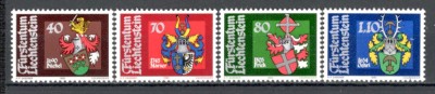 Liechtenstein.1980 Steme ale sefilor de cantoane SL.127 foto