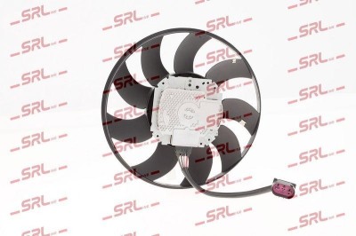 Ventilator radiator fara suport Audi A4 16, A5, A6, A7, Q5 17, motor: 3.0 TDI, 3.0 V6k Tfsi, 4.2 V8, 4 pini, SRLine, 4H0959455AA; 4H0959455AE foto