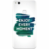 Husa silicon pentru Huawei P10 Lite, Enjoy Every Moment Motivational