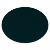 Covor de spalat modern LINDO cerc verde, anti-alunecare, shaggy, cerc 150 cm
