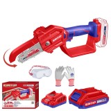 Cumpara ieftin Mini fierastrau cu 1 acumulator 2.0Ah, lama 13cm