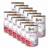 Cumpara ieftin Conservă Brit Pat&eacute; &amp;amp; Meat Lamb, 12 x 400 g