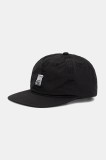 Vans șapcă de baseball din bumbac culoarea negru, cu imprimeu, VN000K61BLK1