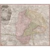 Harta Transilvania Johann Baptist Homann 1715-1724, 50x60cm, Reproducere de Arhiva